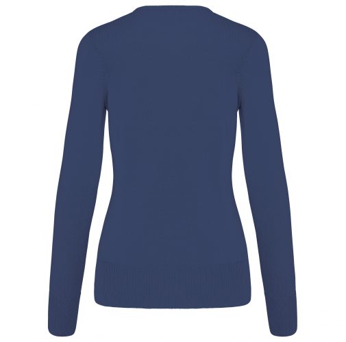 Jersey cuello de pico mujer