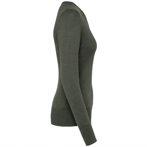 Jersey cuello de pico mujer