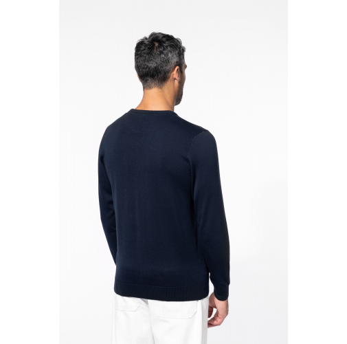 Jersey cuello redondo manga larga hombre