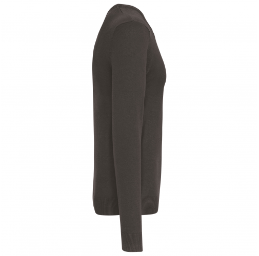 dark grey Jersey cuello redondo manga larga hombre