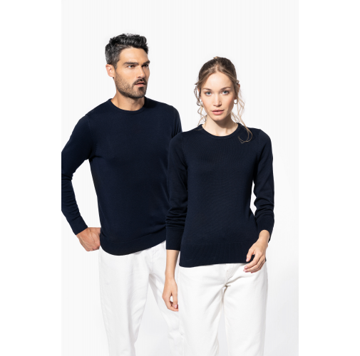 Jersey cuello redondo manga larga mujer