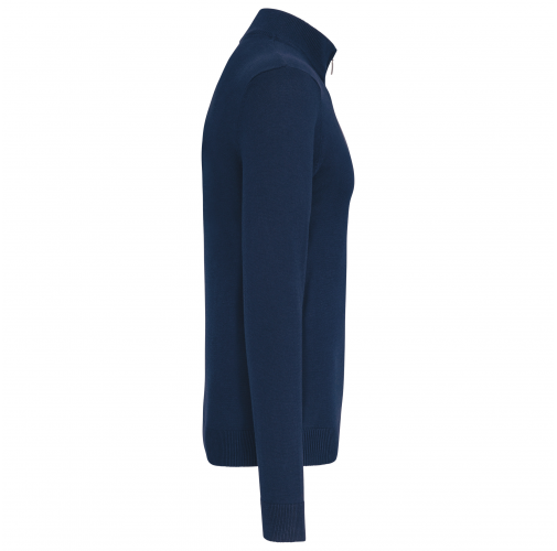 navy Jersey 1/4 cremallera hombre