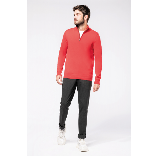 Jersey 1/4 cremallera hombre