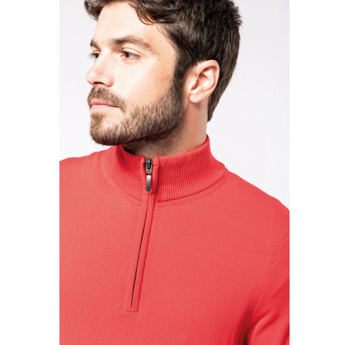Jersey 1/4 cremallera hombre