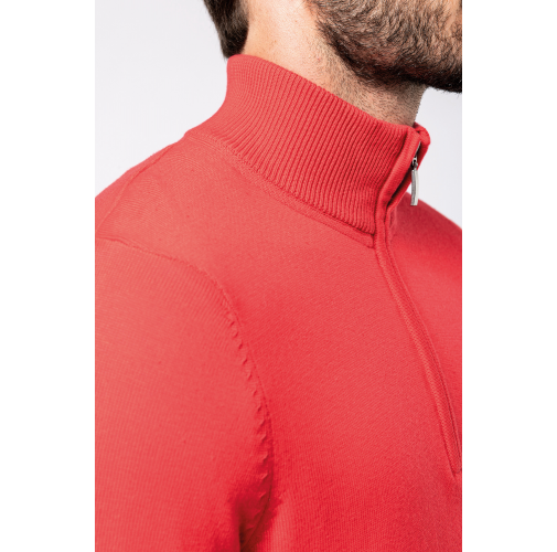 Jersey 1/4 cremallera hombre