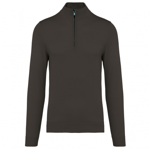 dark grey Jersey 1/4 cremallera hombre