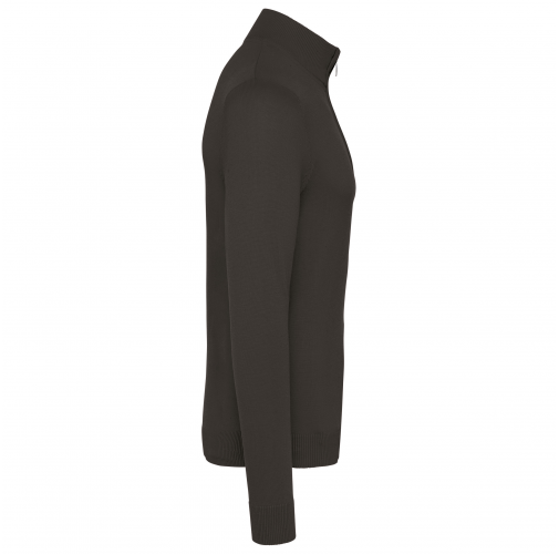 dark grey Jersey 1/4 cremallera hombre