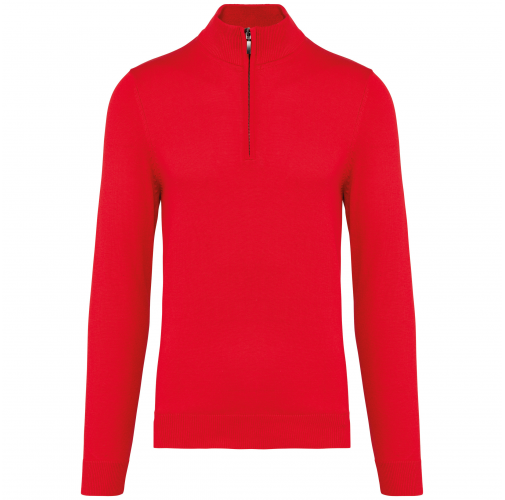 red Jersey 1/4 cremallera hombre