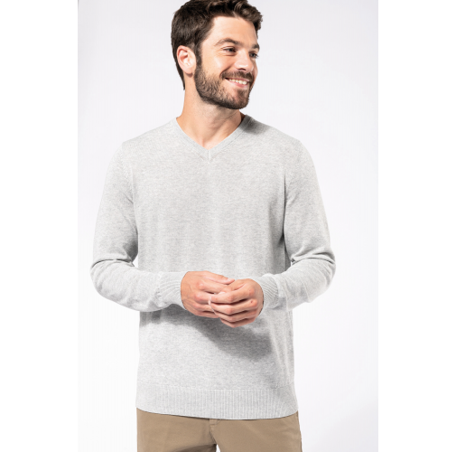 Jersey cuello de pico ecorresponsable hombre