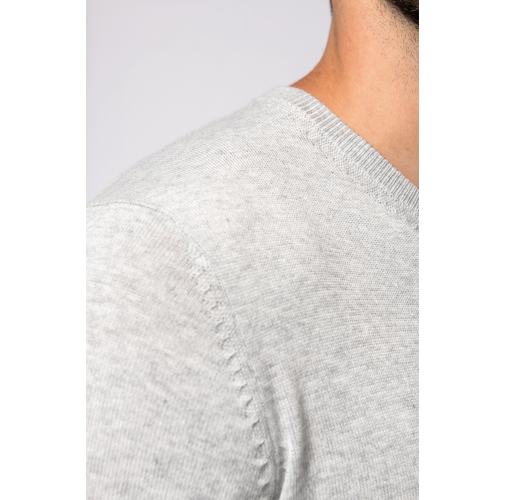 Jersey cuello de pico ecorresponsable hombre