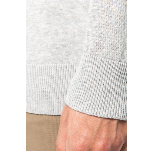 Jersey cuello de pico ecorresponsable hombre