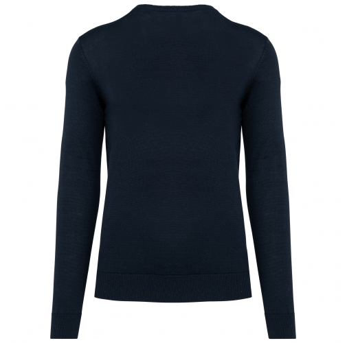 navy Jersey cuello de pico ecorresponsable hombre