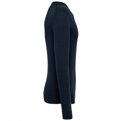 navy Jersey cuello de pico ecorresponsable hombre