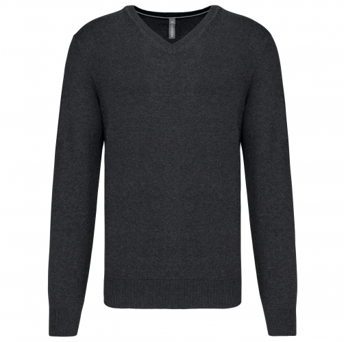 black heather Jersey premium cuello de pico