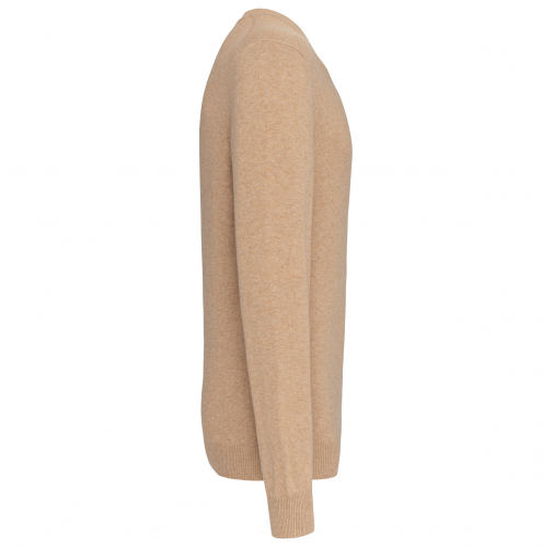 camel heather Jersey premium cuello de pico