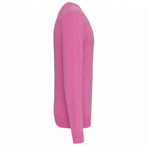 candy pink heather Jersey premium cuello de pico