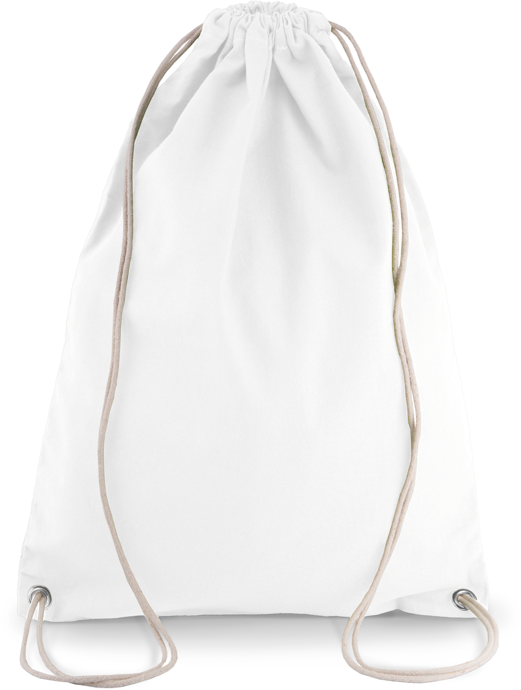 Mochila de algodón con cordones