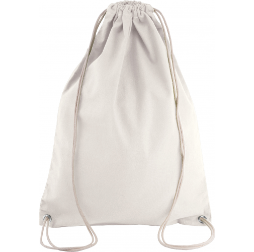 natural Mochila de algodón con cordones