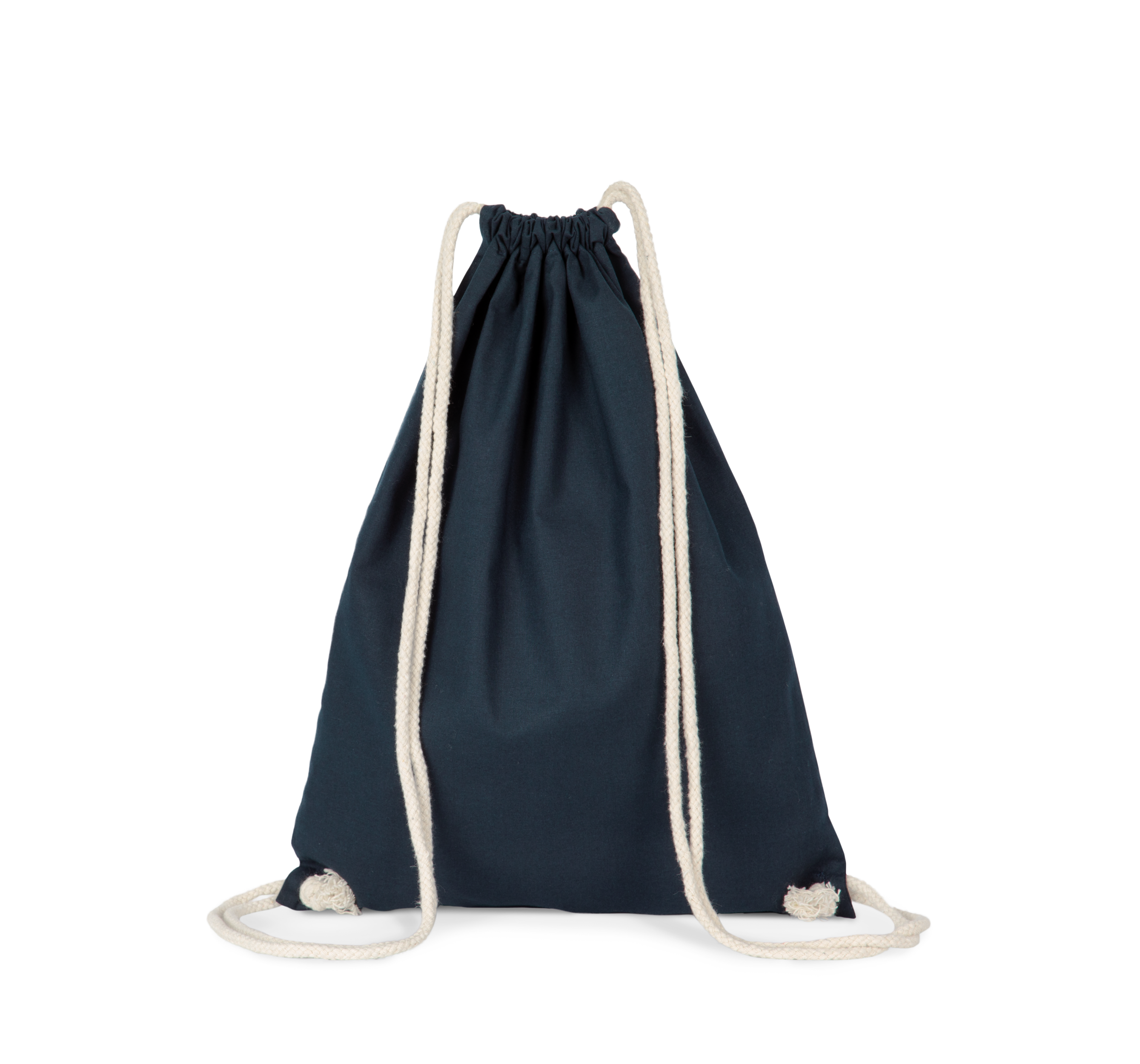 Mochila de algodón orgánico con cordones