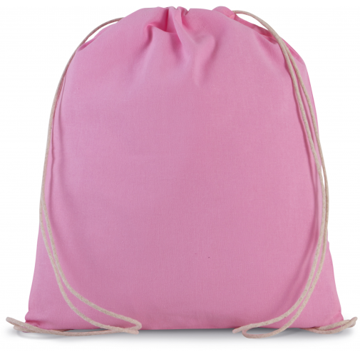 dark pink Mochila de algodón orgánico pequeña
