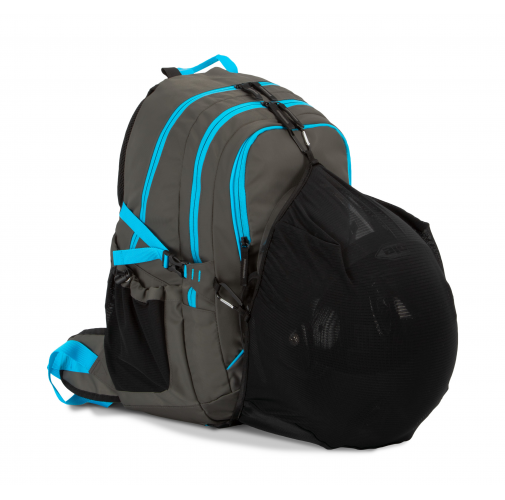 Mochila para ocio / aire libre con portacascos