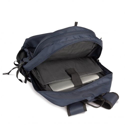 navy Mochila para ocio / aire libre con portacascos