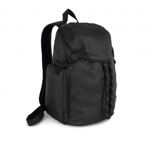 black Mochila deportiva reciclada, lifestyle, urbano