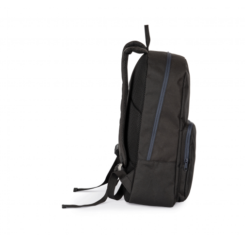 black / navy Mochila con cierres rápidos a contraste