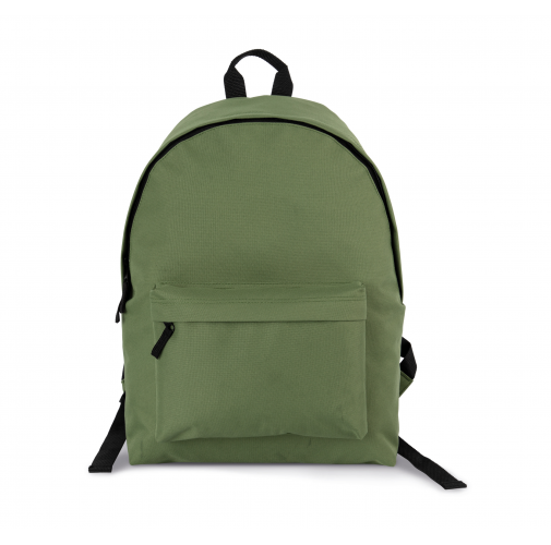 matcha green Mochila casual reciclada con bolsillo delantero