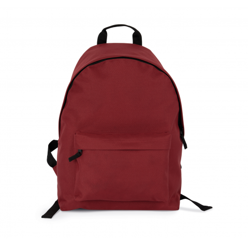 red safran Mochila casual reciclada con bolsillo delantero