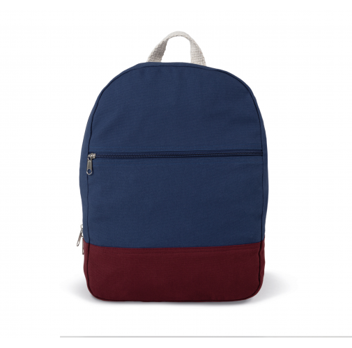 indigo / wine Mochila básica de algodón