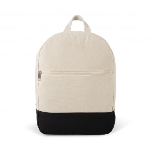 natural / black Mochila básica de algodón