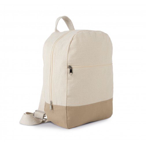 natural / hemp Mochila básica de algodón