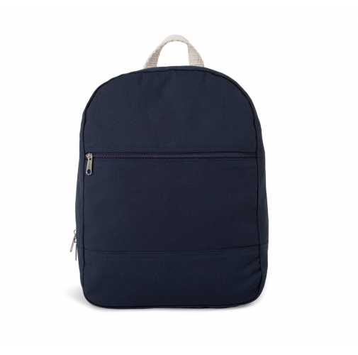 navy Mochila básica de algodón