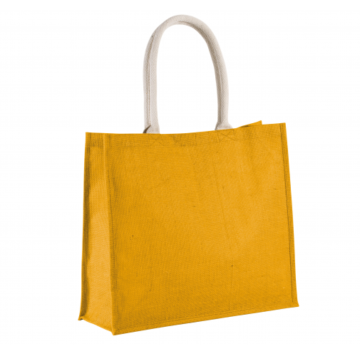 yellow Bolsa de playa en yute