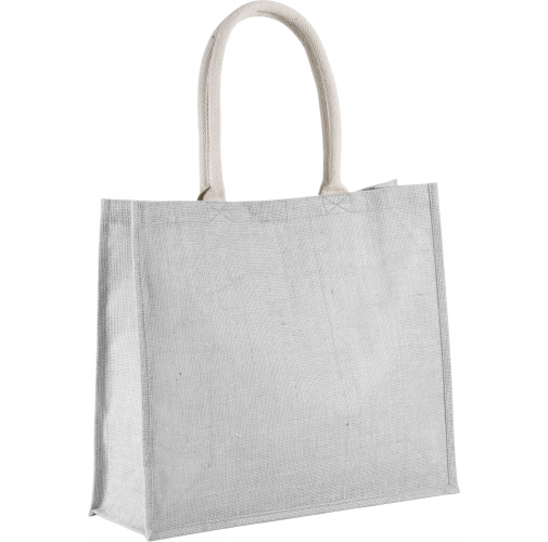 cool grey Bolsa de playa en yute