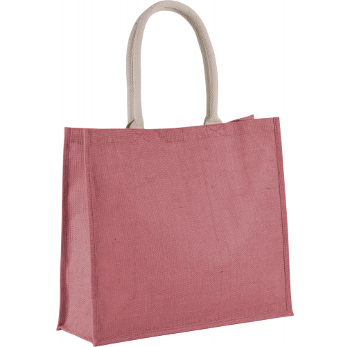 light marsala Bolsa de playa en yute