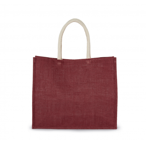light rosewood Bolsa de playa en yute