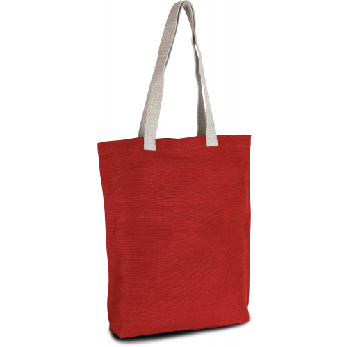 crimson red Bolsa shopper de juco