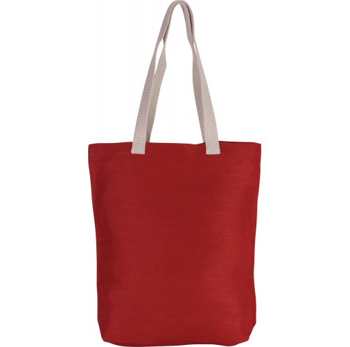 crimson red Bolsa shopper de juco
