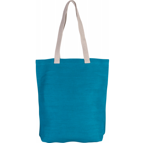 turquoise Bolsa shopper de juco