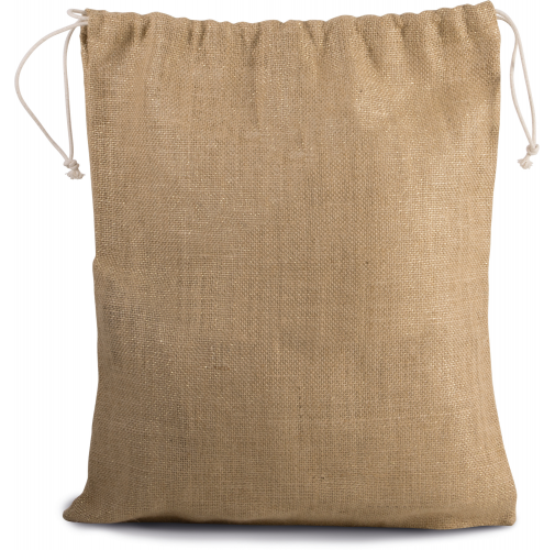 natural / gold Mochila de yute con cordones