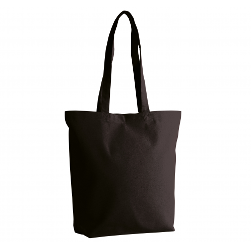 black Bolsa tote de algodón orgánico