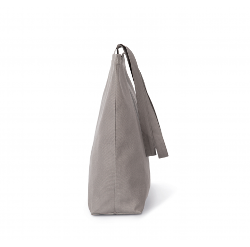 metal grey Bolsa tote de algodón orgánico
