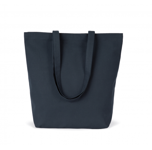navy blue Bolsa tote de algodón orgánico