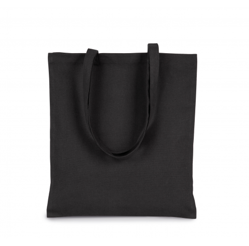 black Bolsa shopper clásica de algodón orgánico