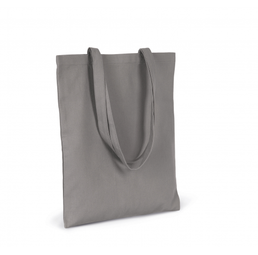 metal grey Bolsa shopper clásica de algodón orgánico