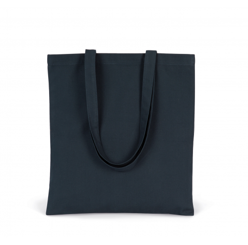 navy blue Bolsa shopper clásica de algodón orgánico