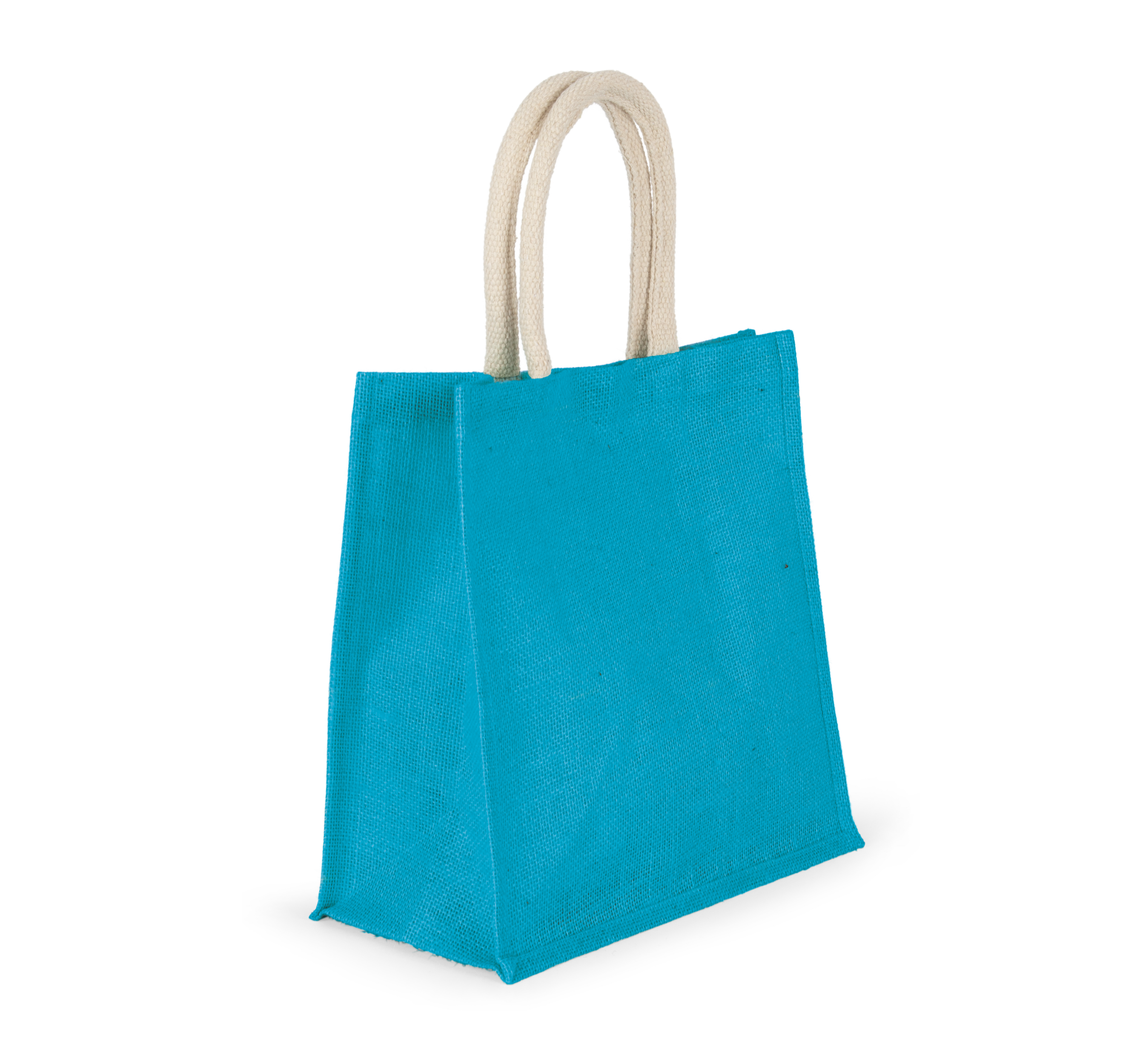 black Bolsa estilo tote de tela de yute, modelo grande