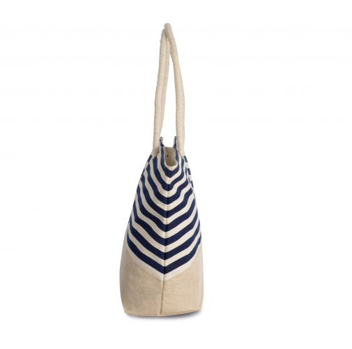 Bolsa shopper de yute estilo Marinero